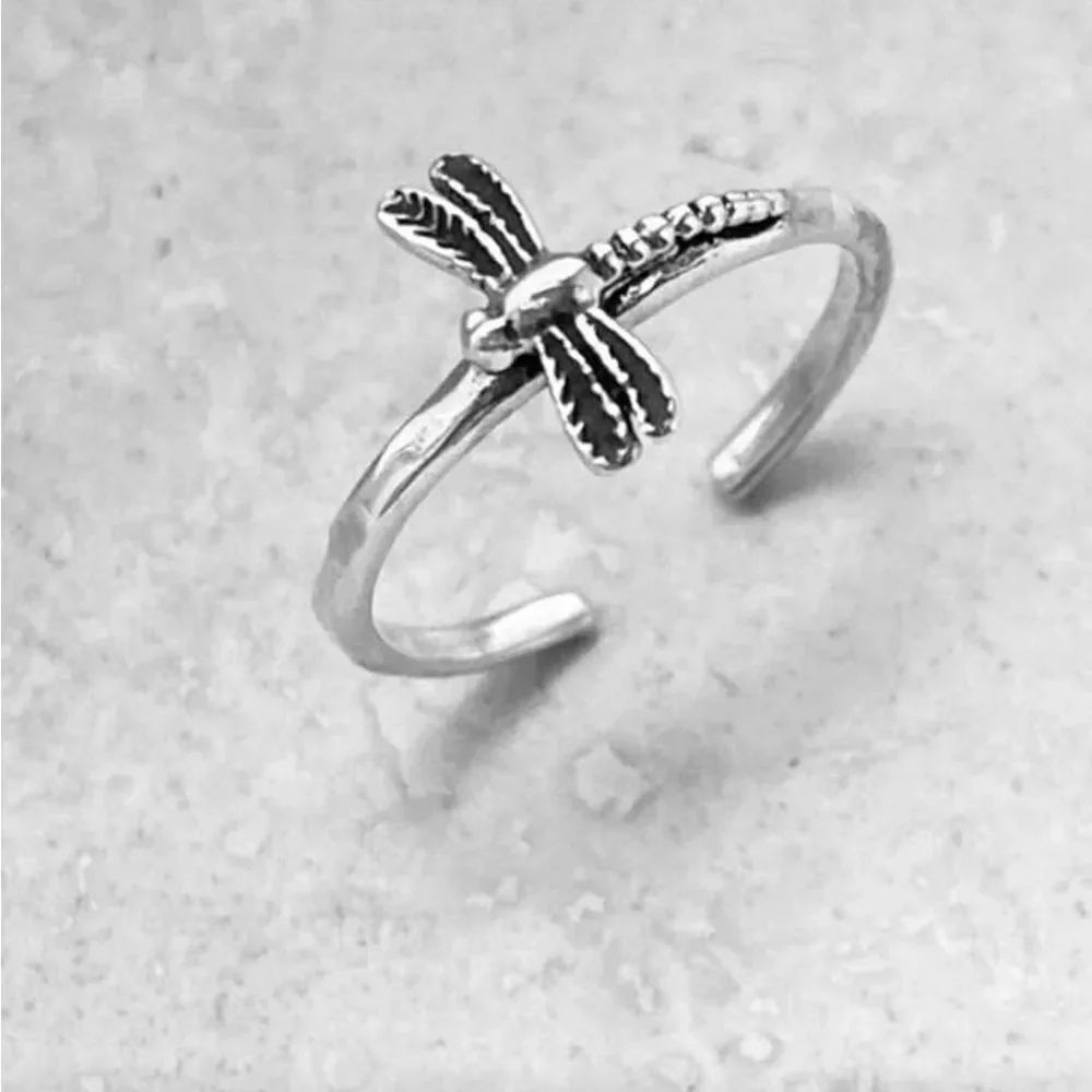Elegant Silver toe Ring N1229